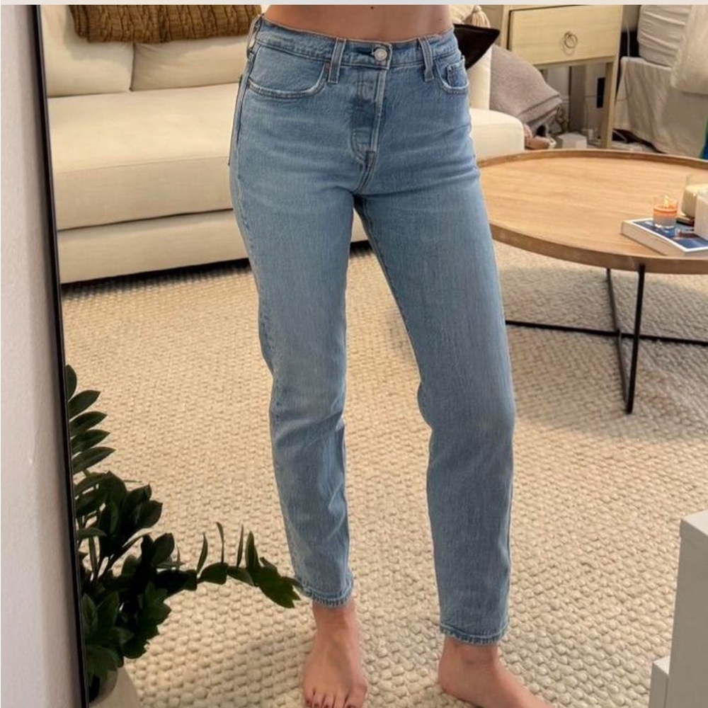 Levi's Light Blue High Rise Women Jeans